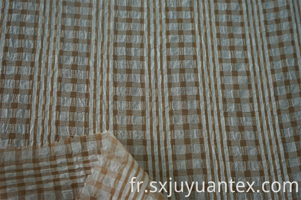 CDC Multi Color Stripe Check Fabric